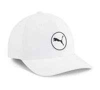 Puma Golf Mens Circle Cat Tech Cap - White Glow - One Size