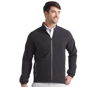 Puma Golf Mens Cypress Softshell Grid Fleece Water Resistant Golf Jacket