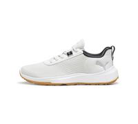 PUMA Golf Men's Fusion Crush Sport Sneaker, Feather Gray-Puma Black, 13 UK