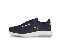 PUMA Men's Fusion Grip Golf Shoe, Navy Silver/Quiet Shade, 9 UK