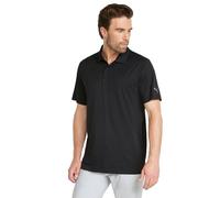 PUMA Men's Gamer Polo Button Down Shirt, Black, XXL