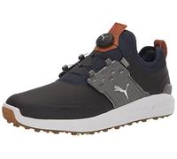 PUMA GOLF Men's Ignite Articulate Disc Golf Shoe, Peacoat-Puma Silver-Quiet Shade, 6 UK