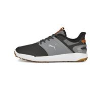 PUMA GOLF Men's Ignite Elevate Wide Golf Shoe, Puma Black Quiet Shade Gum, 9 UK