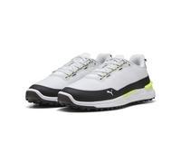 Puma Ignite Elevate X Spikeless Golf Shoes Mens White/Black/Yellow 9 UK