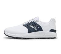 Puma Golf Mens Ignite E'vate 2 Golf Shoes - White/Navy/Silver - UK 9.5
