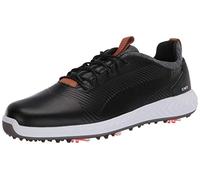 PUMA Men's Ignite Pwradapt Leather 2.0 Golf Shoe, Black, 7.5 UK