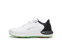 PUMA GOLF Men's Phantomcat Nitro Golf Shoes, Puma White-Puma Blac, 12 UK
