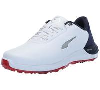 PUMA Golf Men's Phantomcat Nitro Sneaker, Puma White-deep Navy-for All Time Red, 11.5 UK