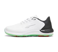 PUMA Men's PHANTOMCAT Nitro + Golf Shoe, White Black-Fluro Green PES, 11 UK