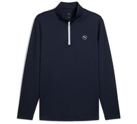 Puma Golf Mens Pure 2.0 Texture Moisture Wicking 1/4 Zip Midlayer Sweater