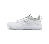 PUMA GOLF Women's Ignite Malibu Golf Shoe, Puma White/Puma Silver/Lucite, 5.5 UK