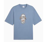 Puma Graphic Fest Boxy Tee - Cool Blue