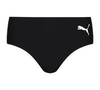 PUMA Graphic Logo Stretch High Waist Black/White Womens Brief Bikini 515971 01
