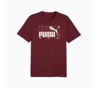 Puma Graphic No.1 Logo Tee Men- Ruby Shimmer