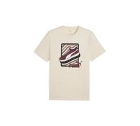 Puma Graphic Sneaker Short Sleeve T-shirt Beige S Men