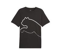 Puma Graphics Big Cat Tee t-Shirt, Black/White, S