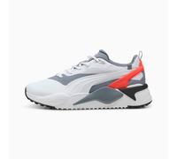 PUMA GS-X Efekt Golf Shoe, White/Grey Tile/Red Blast, size 7