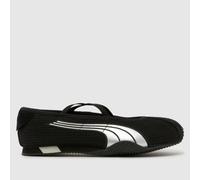 PUMA H-Street Ballet Trainers in Black & Silver UK 3 (EU 35½)
