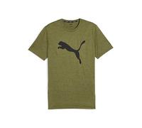 Puma 'Heather Cat' Logo Print Training T-Shirt Black