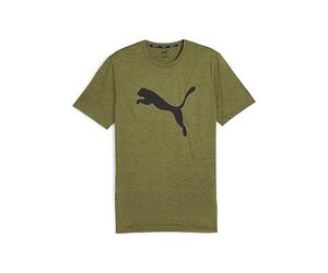 Puma 'Heather Cat' Logo Print Training T-Shirt Black