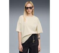 Puma HER Pure Cotton Crew Neck Oversized T-Shirt Natural