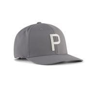 Puma Heritage P Golf HAT, Shady Gray-Platino Silver, Adult