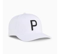 PUMA Heritage P Tech Golf Cap Men, White Glow/Black