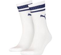 Puma CREW SOCK, White/Blue, 39/42 (pack of 2)