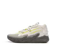 PUMA Hills Men's White/Grey Basketball Shoes, grey, 9.5 UK