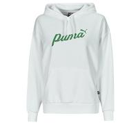 Puma Hoodies ESS+ BLOSSOM SCRIPT HOODIE TR in White US L