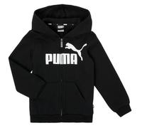 Puma sweatshirt ESSENTIAL BIG LOGO FZ HOODIE in Black 5 / 6 years