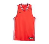Puma Hoops Team Game Sleeveless T-shirt Orange M Men,Women