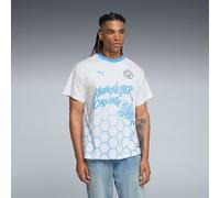 PUMA Hoops x Manchester City Basketball T-Shirt Men, White, size Medium