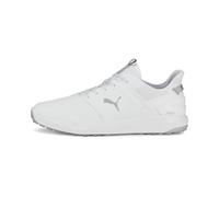 PUMA Ignite Elevate Golf Shoes Men, White/Silver, size 7.5