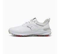 PUMA Ignite Innovate Leather Golf Shoes Men, White/Ash Grey, size 7.5