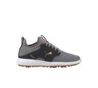 Puma Ignite Power Adapt Cage Crafted Grey Smooth Leather Mens Trainers 193825 06 - Size UK 8