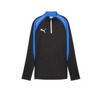 PUMA Individualblaze 1/4 Zip Football Top Shirt Women, Black/White/Racing Blue, size XL
