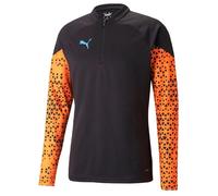 Puma Individualcup Mens Black/Orange Football Top - Size Large