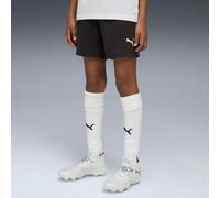 PUMA Individualfinal Training Shorts Youth, Black/White/Ultra Blue, size 9-10 Youth