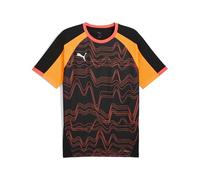 Puma Mens IndividualLIGA Graphic Jersey Puma Black/Glowing Red M