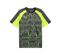 Puma Mens IndividualLIGA Graphic Jersey Galactic Gray/Yellow Alert M