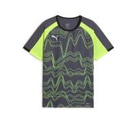 Puma Junior Boys IndividualLIGA Graphic Jersey Galactic Gray/Yellow Alert 7/8Y