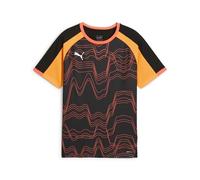Puma Junior Boys IndividualLIGA Graphic Jersey Puma Black/Glowing Red 5/6Y