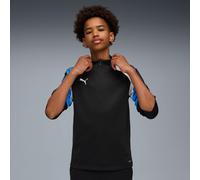 PUMA Individualliga Quarter-Zip Top Shirt Youth, Black/White/Ultra Blue, size 15-16 Youth