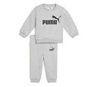 Puma Infant Boys Minicats Ess Crew Set Fl Inf - Grey, Grey, Size 6-9 Months Grey