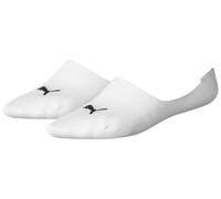 Puma Invisible Footie Socks (2 Pairs) White 2.5-5