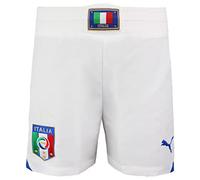 Puma Italia Men's Football Trousers, White/Blue