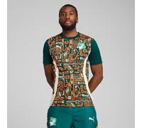PUMA Ivory Coast 2025 Pre-Match Jersey Men, Dark Myrtle/Rickie Orange, size XS