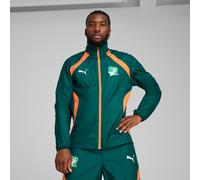 PUMA Ivory Coast 2025 Pre-Match Woven Jacket Men, Dark Myrtle/Rickie Orange, size 2XL
