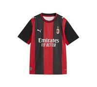 Puma Junior Ac Milan 26/27 Home Replica Shirt, Red, Size 13-14 Years Red